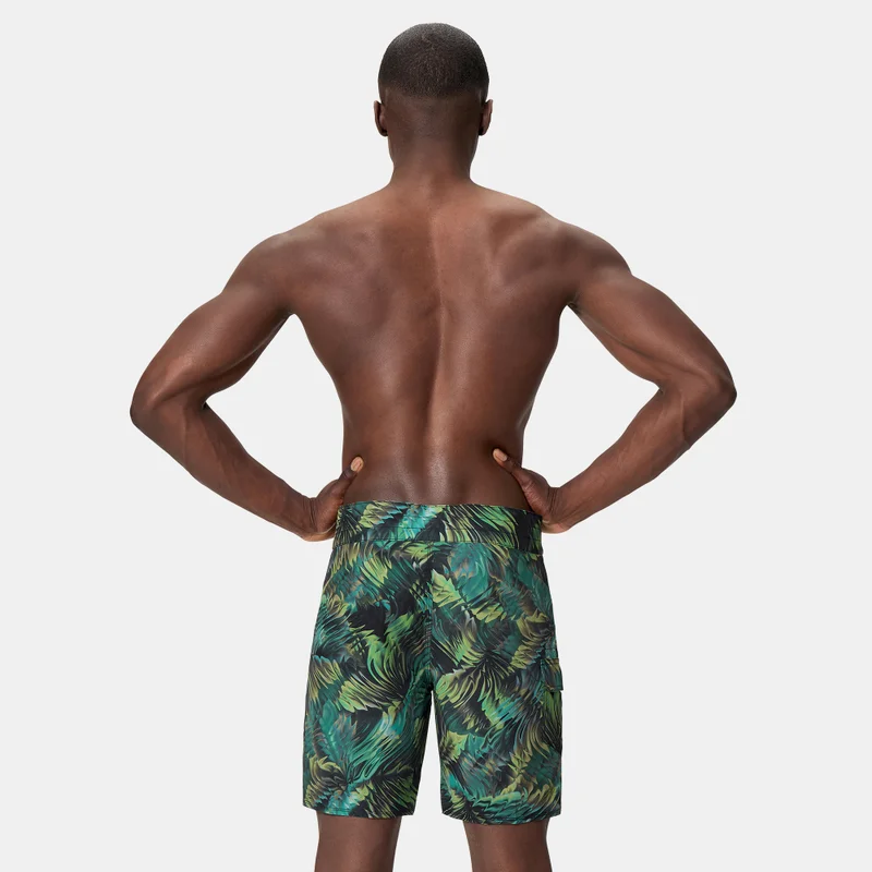 سبيدو Men's Lookout Printed Board Swimming Shorts